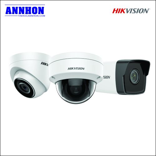 Camera IP Hikvision 4MP DS-2CD1343G0-IUF có mic, H.265+, Micro SD
