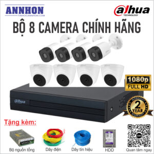 Lắp đặt trọn bộ 8 camera 2.0mp dahua Lắp đặt trọn bộ 8 camera 2.0mp dahua